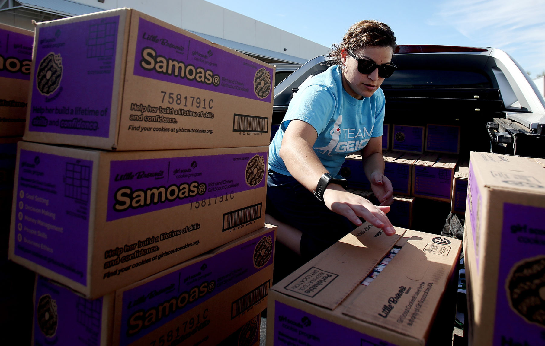 Girl Scout Cookie Drop
